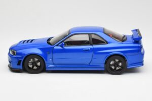 Nissan Skyline GT-R R34 NISMO Z-Tune Bayside Mėlynas AUTOart 1:18 77354 Kompozitas - nuotrauka 4 iš 8