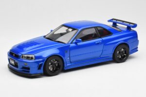 Nissan Skyline GT-R R34 NISMO Z-Tune Bayside Mėlynas AUTOart 1:18 77354 Kompozitas