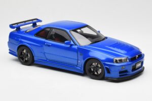 Nissan Skyline GT-R R34 NISMO Z-Tune Bayside Mėlynas AUTOart 1:18 77354 Kompozitas - nuotrauka 6 iš 8