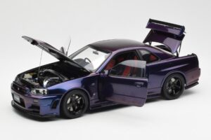 Nissan Skyline GT-R R34 NISMO Z-Tune Midnight Violetinis III AUTOart 1:18 77464 Kompozitas - nuotrauka 2 iš 8