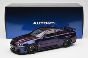 Nissan Skyline GT-R R34 NISMO Z-Tune Midnight Violetinis III AUTOart 1:18 77464 Kompozitas - nuotrauka 8 iš 8