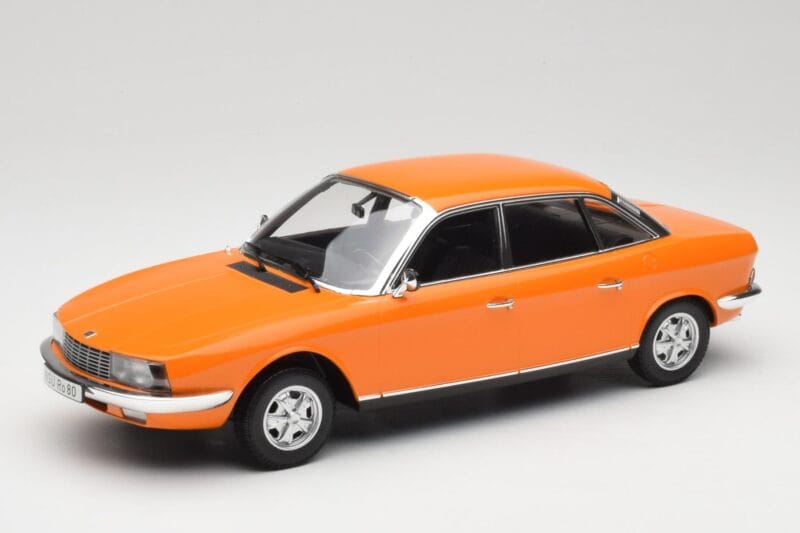 NSU Ro80 Oranžinis Minichamps 1:18 151015401 Metalas