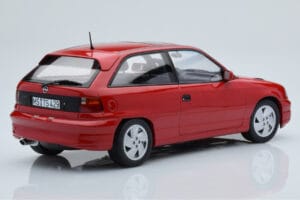 Opel Astra F GSi Raudonas Norev 1:18 183672 Metalas - nuotrauka 2 iš 6