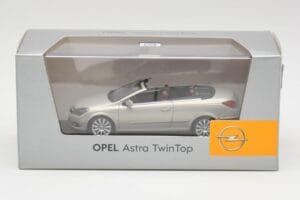 Opel Astra H Twin Top Sidabrinis Minichamps 1:43 403045633 Metalas - nuotrauka 4 iš 4