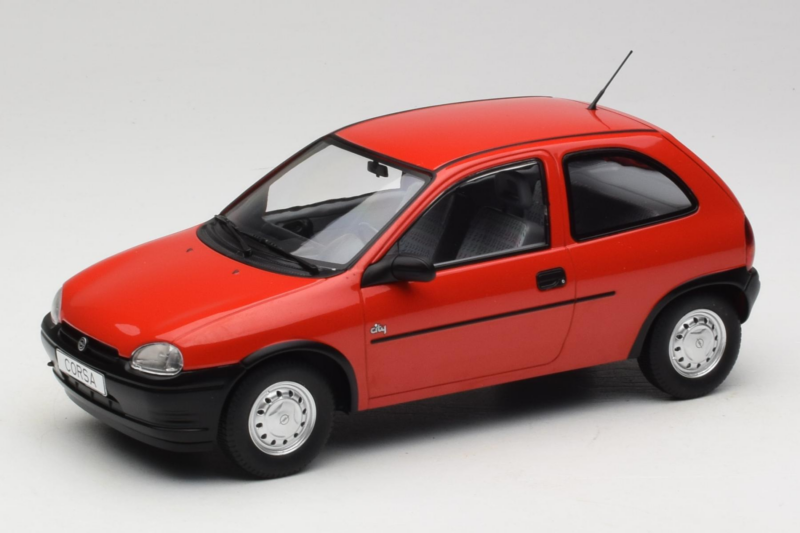Opel Corsa B Raudonas MCG 1:18 MCG18513 Metalas