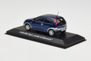 Opel Corsa C 1.5M Made in Eisenach Minichamps 1:43 OPEL003 Metalas - nuotrauka 3 iš 4
