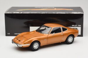 Opel GT Auksinis Minichamps 1:18 180049025 Metalas - nuotrauka 8 iš 8