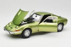Opel GT Green Metallic Minichamps 1:18 180049029 Metalas - nuotrauka 2 iš 8