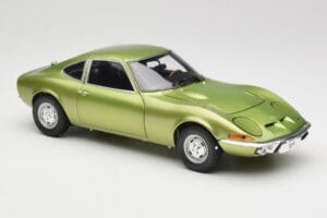 Opel GT Green Metallic Minichamps 1:18 180049029 Metalas - nuotrauka 6 iš 8