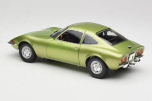 Opel GT Green Metallic Minichamps 1:18 180049029 Metalas - nuotrauka 7 iš 8