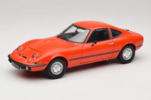 Opel GT/J Raudonas Minichamps 1:18 180049028 Metalas