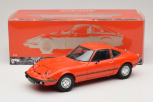 Opel GT/J Raudonas Minichamps 1:18 180049028 Metalas - nuotrauka 8 iš 8