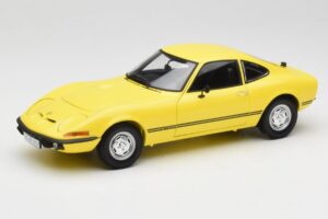 Opel GT/J Geltonas Minichamps 1:18 180049021 Metalas