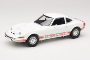Opel GT Baltas Minichamps 1:18 180049027 Metalas
