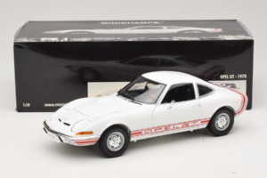 Opel GT Baltas Minichamps 1:18 180049027 Metalas - nuotrauka 8 iš 8