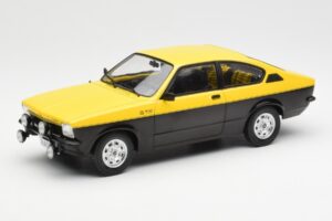 Opel Kadett C GT/E Juodas Geltonas MCG 1:18 MCG18190 Metalas