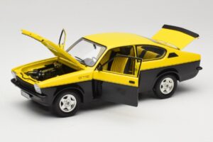 Opel Kadett C GT/E Geltonas & Juodas Minichamps 1:18 180045521 Metalas - nuotrauka 2 iš 8