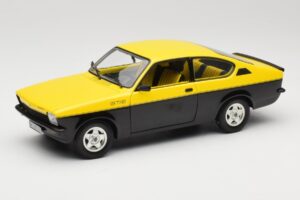 Opel Kadett C GT/E Geltonas & Juodas Minichamps 1:18 180045521 Metalas