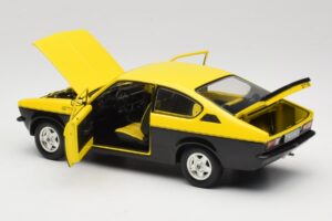 Opel Kadett C GT/E Geltonas & Juodas Minichamps 1:18 180045521 Metalas - nuotrauka 5 iš 8