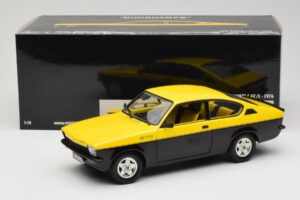 Opel Kadett C GT/E Geltonas & Juodas Minichamps 1:18 180045521 Metalas - nuotrauka 8 iš 8