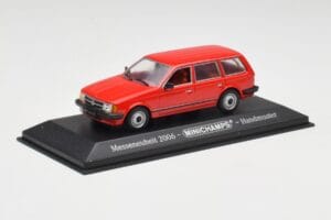 Opel Kadett D Universalas Raudonas Concept Minichamps 1:43 OPEL001 Metalas - nuotrauka 2 iš 4