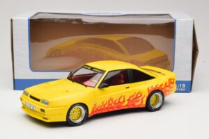 Opel Manta B Mattig Geltonas su Liepsna MCG 1:18 MCG18115 Metalas - nuotrauka 6 iš 6