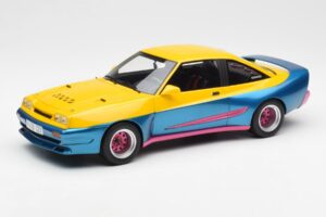 Opel Manta Geltonas Mėlynas BoS Models 1:18 BOS279 Metalas