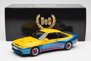 Opel Manta Geltonas Mėlynas BoS Models 1:18 BOS279 Metalas - nuotrauka 6 iš 6