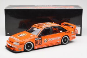 Opel Omega 3000 24V #66 Jägermeister P. Oberdorfer DTM 1991 Minichamps 1:18 100914466 Metalas - nuotrauka 8 iš 8