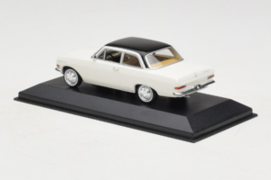 Opel Rekord A Baltas Juodas Stogas Minichamps 1:43 430041002 Metalas - nuotrauka 3 iš 4