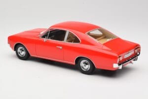Opel Rekord C Coupe Raudonas Minichamps 1:18 107047020 Derva - nuotrauka 5 iš 6
