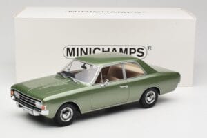Opel Rekord C Green Metallic Minichamps 1:18 107047000 Derva - nuotrauka 6 iš 6