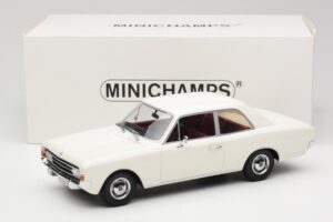 Opel Rekord C Baltas Minichamps 1:18 107047001 Metalas - nuotrauka 6 iš 6