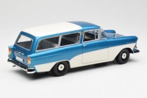 Opel Rekord P1 Caravan Mėlyna Metallic Minichamps 1:18 180043210 Metalas - nuotrauka 3 iš 8