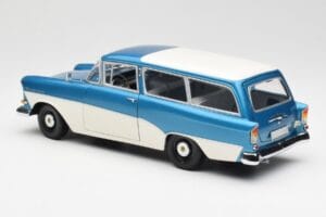 Opel Rekord P1 Caravan Mėlyna Metallic Minichamps 1:18 180043210 Metalas - nuotrauka 7 iš 8