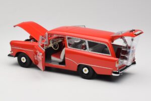 Opel Rekord P1 Caravan Feuerwehr Neuenkirchen Minichamps 1:18 180043291 Metalas - nuotrauka 5 iš 8