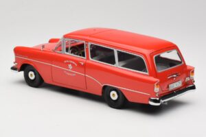 Opel Rekord P1 Caravan Feuerwehr Neuenkirchen Minichamps 1:18 180043291 Metalas - nuotrauka 7 iš 8