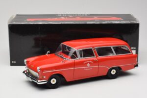 Opel Rekord P1 Caravan Feuerwehr Neuenkirchen Minichamps 1:18 180043291 Metalas - nuotrauka 8 iš 8