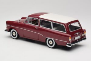 Opel Rekord P1 Caravan Raudonas Minichamps 1:18 180043211 Metalas - nuotrauka 7 iš 8
