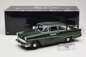 Opel Rekord P1 Polizei Minichamps 1:18 180043290 Metalas - nuotrauka 8 iš 8