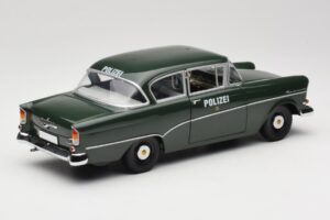 Opel Rekord P1 Polizei Minichamps 1:18 180043290 Metalas - nuotrauka 3 iš 8