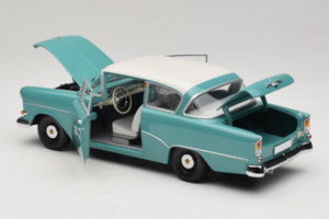 Opel Rekord P1 Turkio Mėlyna Minichamps 1:18 180043200 Metalas - nuotrauka 5 iš 8