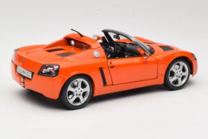 Opel Speedster Oranžinis Maisto 1:18 31615 Metalas - nuotrauka 3 iš 8