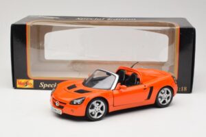 Opel Speedster Oranžinis Maisto 1:18 31615 Metalas - nuotrauka 8 iš 8