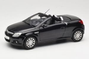 Opel Tigra TwinTop B Juodas Norev 1:18 183600 Metalas