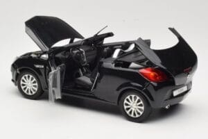 Opel Tigra TwinTop B Juodas Norev 1:18 183600 Metalas - nuotrauka 5 iš 8