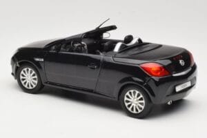 Opel Tigra TwinTop B Juodas Norev 1:18 183600 Metalas - nuotrauka 7 iš 8