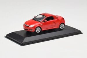 Opel Tigra TwinTop Magma Raudonas Minichamps 1:43 B24910027T Metalas - nuotrauka 2 iš 4