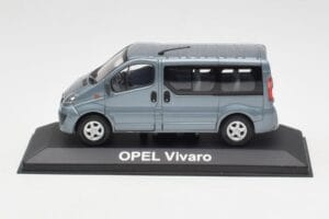 Opel Vivaro A Pilkšvai Mėlynas Minichamps 1:43 VIVARO001 Metalas