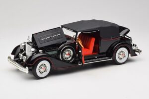 Packard Kabrioletas Juodas Anson 1:18 30397 Metalas - nuotrauka 2 iš 8